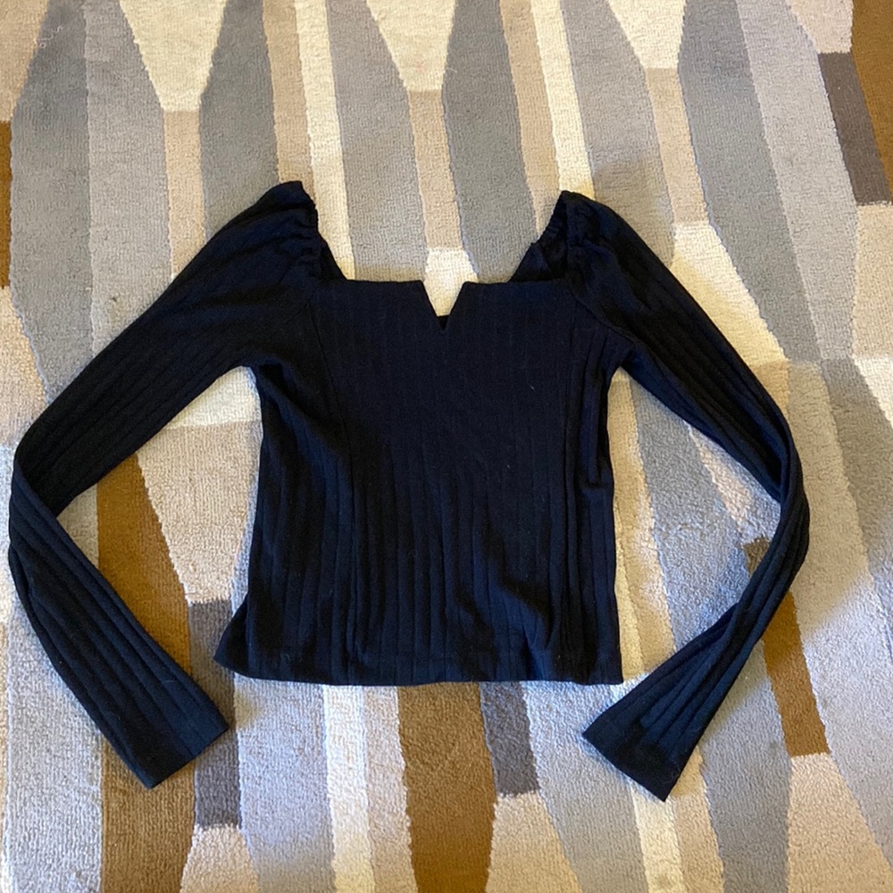 Free People Crop Top Off Shoulder Top